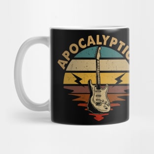 Vintage Guitar Proud To Be Apocalyptica Name Retro Mug